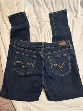 Levi's Dark Blue Skinny Jeans with Contrast Stitching